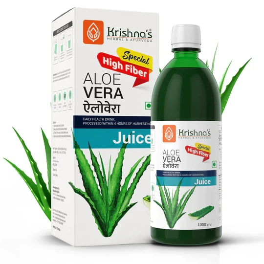 Premium Aloe Vera High Fiber Juice