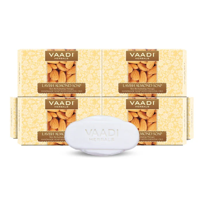 Pack of 6 Lavish Almond Soap (75 gms x 6)